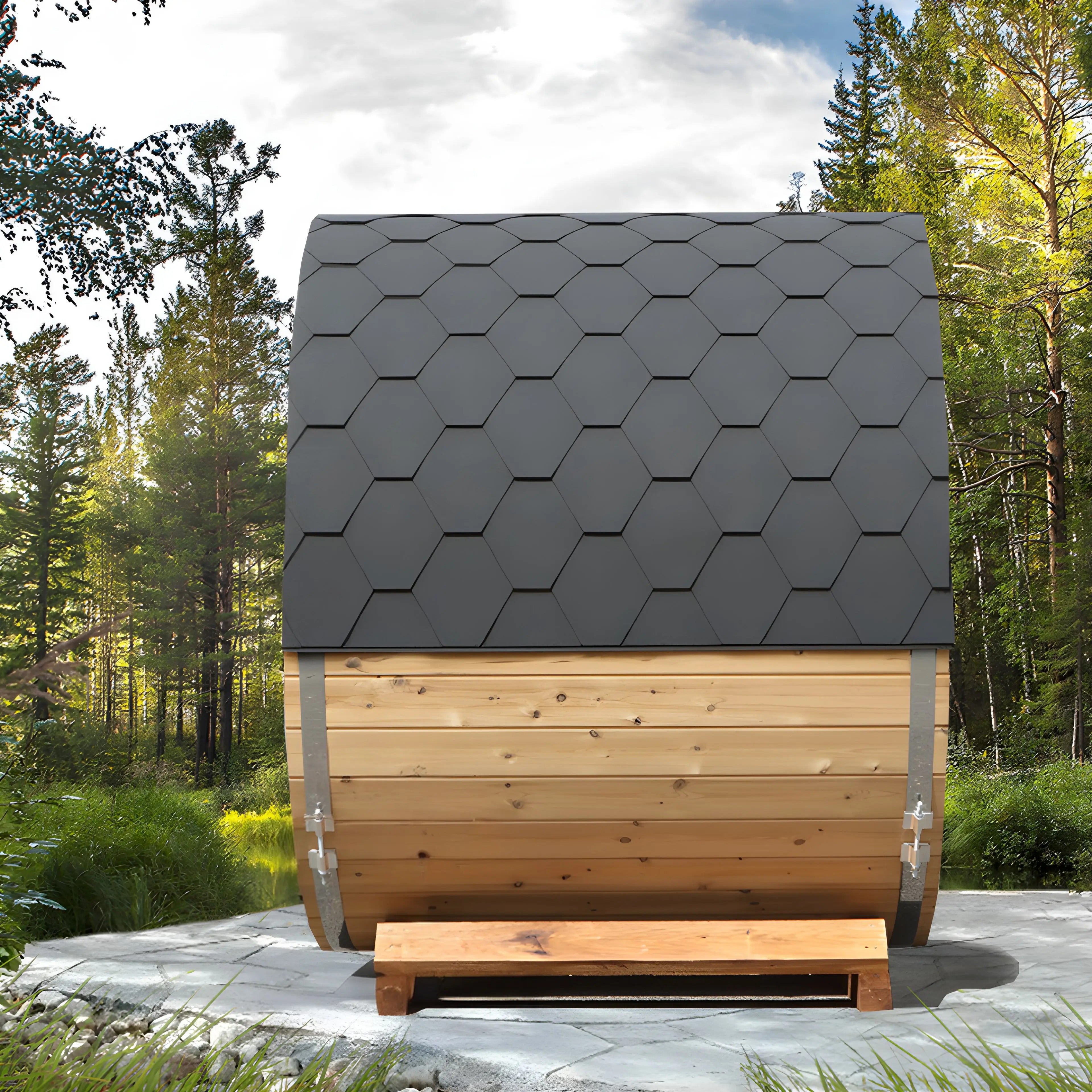 Heritage Lumina Sauna with Homecraft 6kw Heater and Rocks